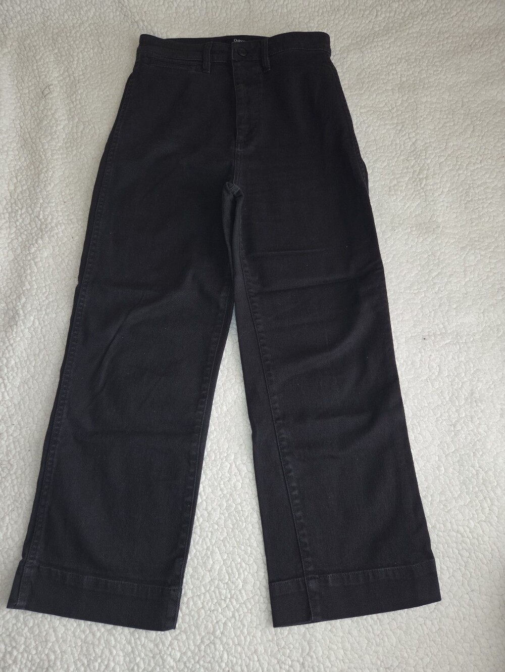 Quince Cropped Wide Leg Jeans 25